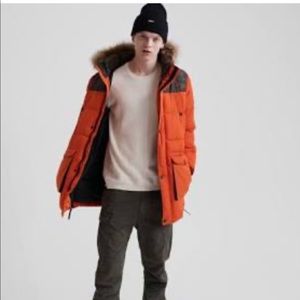 Super Dry SD Explorer Parka XL bold orange